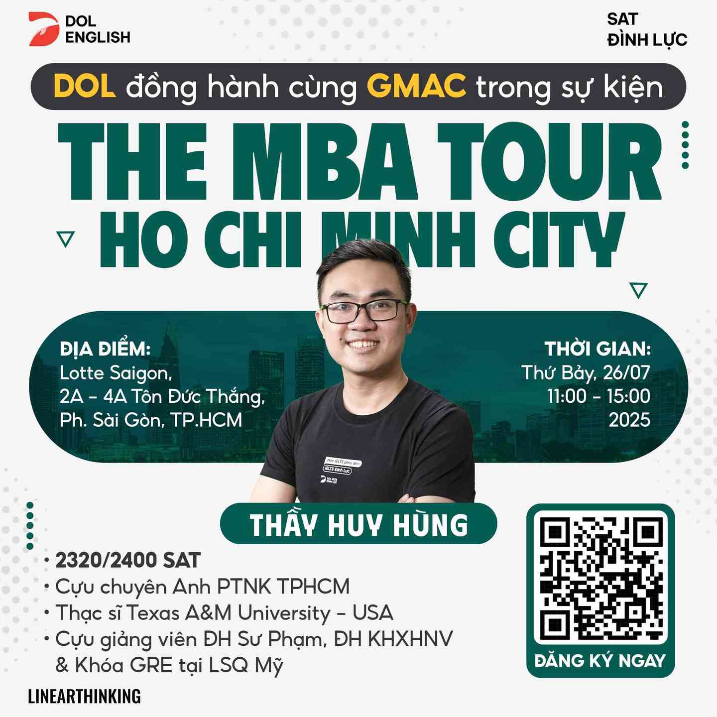 DOL English đồng hành cùng The MBA Tour Ho Chi Minh City 2025 - Sự kiện MBA quốc tế lớn nhất năm
