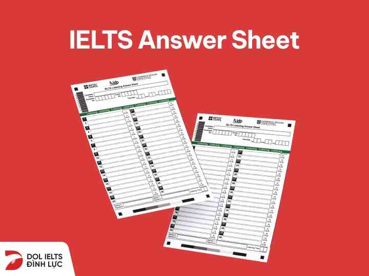 answer sheet ielts