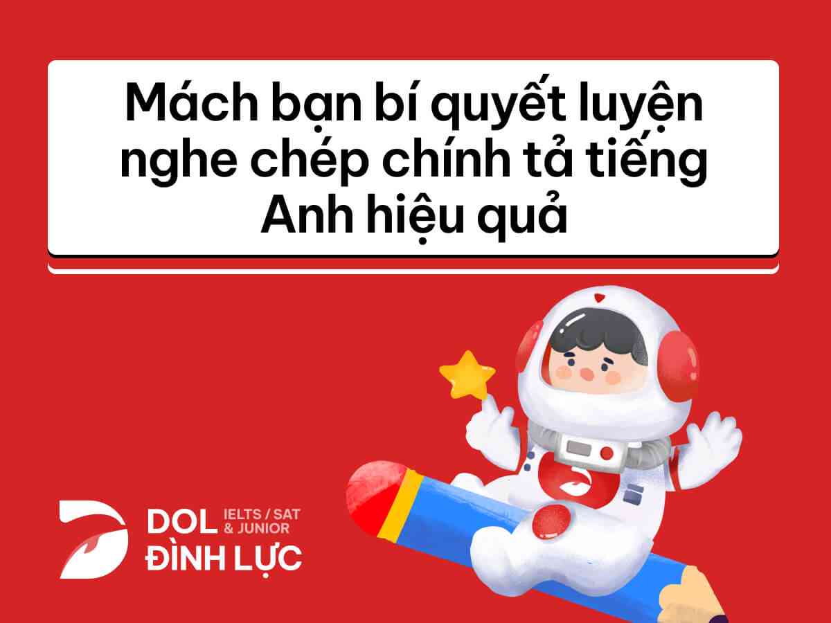 cách nghe chép chính tả tiếng anh hiệu quả