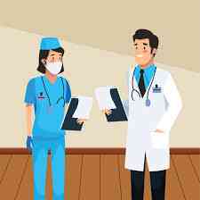 Topic Doctors and nurses (Bác sĩ và y tá): Câu hỏi kèm câu trả lời mẫu