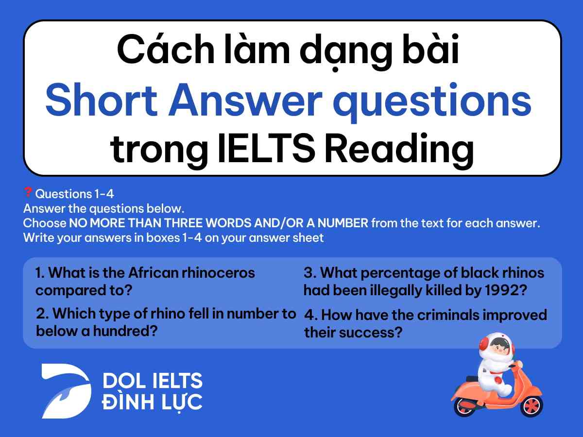 short answer questions ielts listening