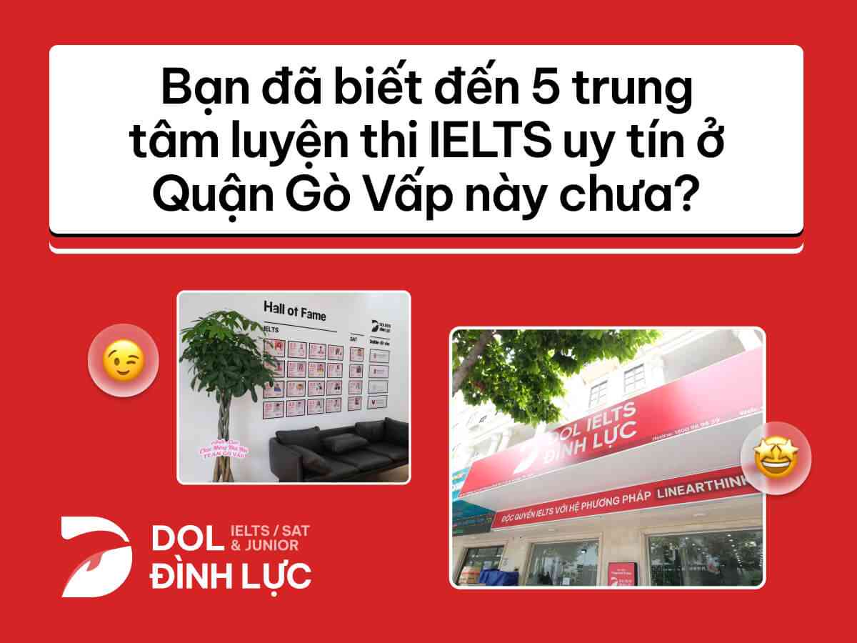 trung tâm luyện thi ielts uy tín quận Gò Vấp