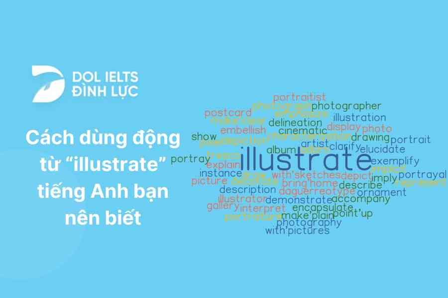 Cách dùng động từ “illustrate” tiếng Anh bạn nên biết