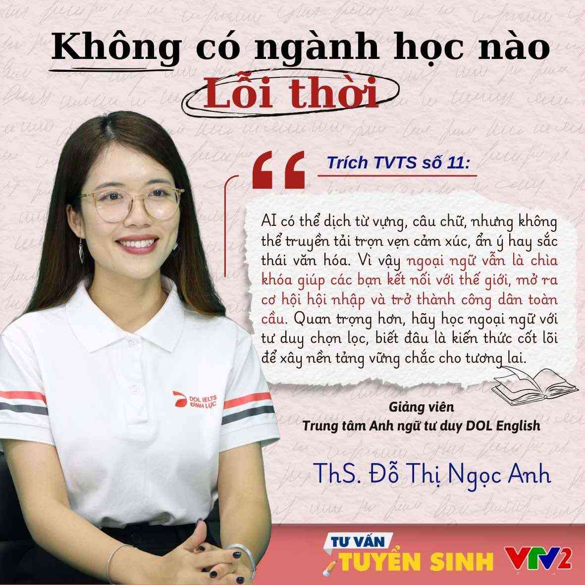 DOL English đồng hành cùng VTV2 trong chương trình Tư vấn Tuyển sinh 2025