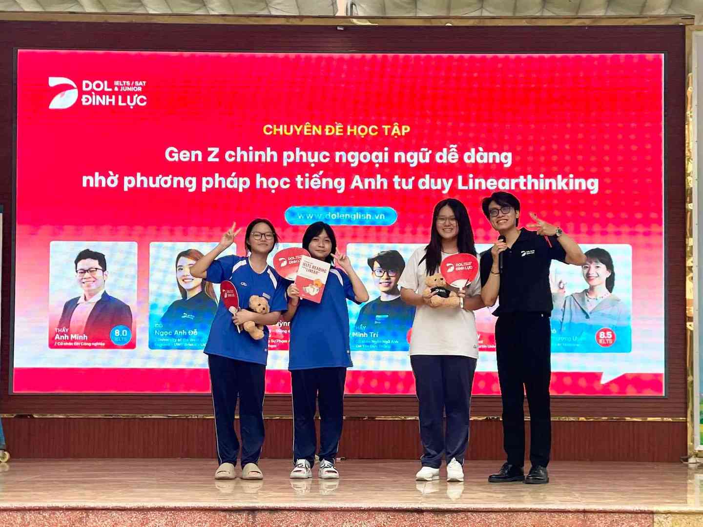 Học Sinh THPT Nguyễn Hữu Huân “Bùng Nổ Hết Mình” Khi Trải Nghiệm Phương Pháp Linearthinking Cùng DOL English