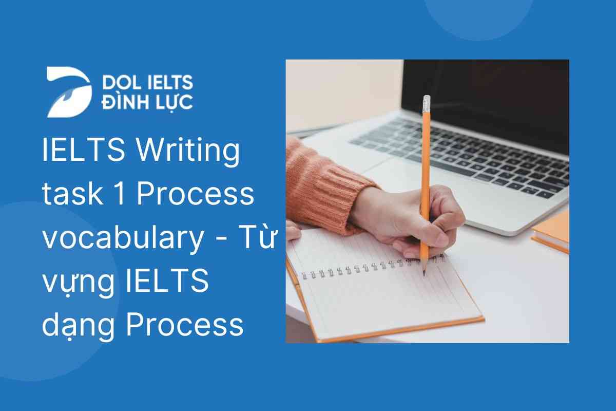 IELTS Writing task 1 Process vocabulary - Từ vựng IELTS dạng Process