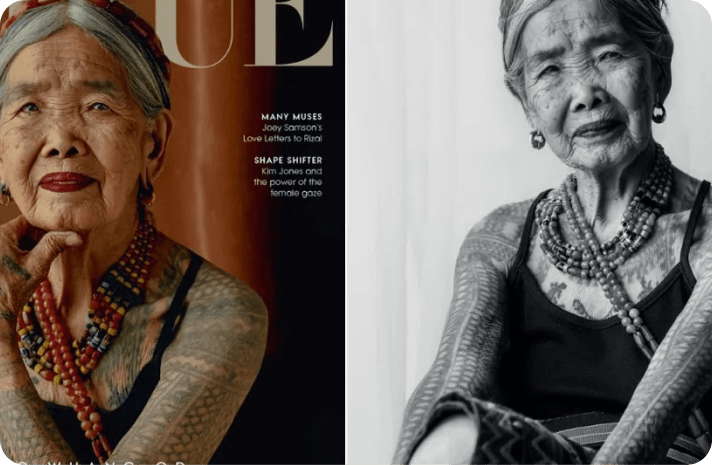 106-year-old Philippine Tattoo Artist Becomes Vogue’s Oldest Ever Cover ...